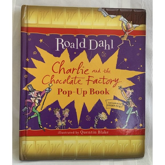 CHARLIE AND THE CHOCOLATE FACTORY Pop-Up Book Roald Dahl HB - Picture 1 of 9